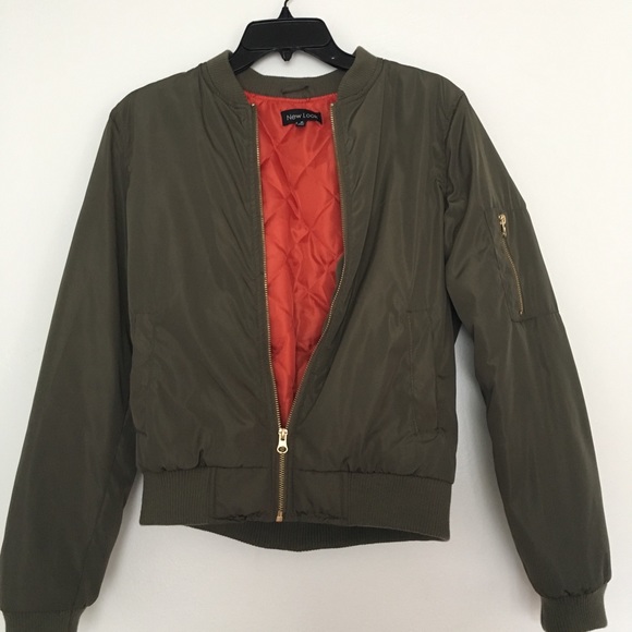 Jackets & Blazers - Olive Bomber Jacket